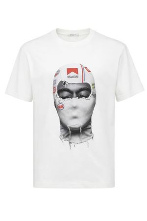 T-shirt in cotone bianco Mask Racing IH NOM UH NIT | NCS26200081